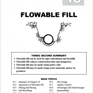 Flowable Fill Flowable Fill