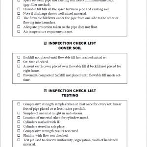 Inspection Checklist Inspection Checklist